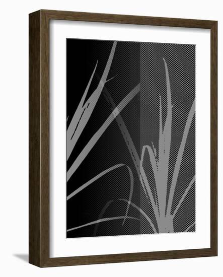 Black Grey Palm-Ruth Palmer-Framed Art Print