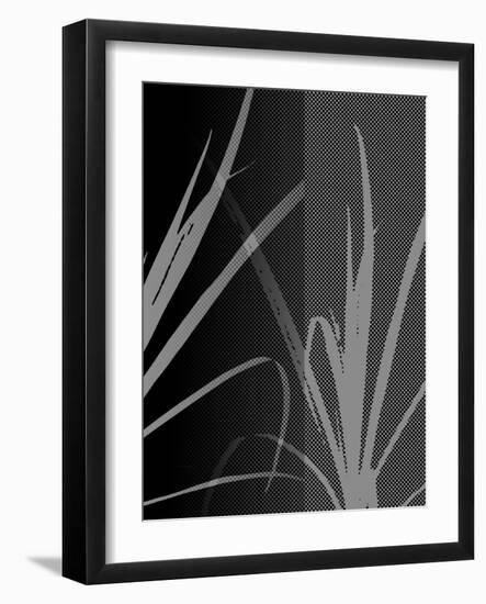 Black Grey Palm-Ruth Palmer-Framed Art Print