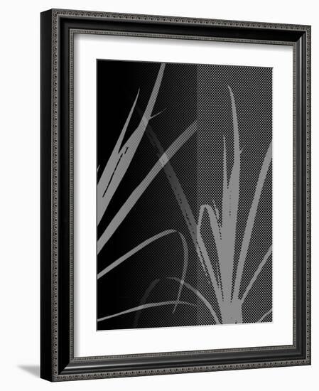 Black Grey Palm-Ruth Palmer-Framed Art Print