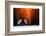 Black grouse jumping, part of a dominance display, Finland-Markus Varesvuo-Framed Photographic Print