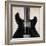 Black Guitar-Hakimipour-ritter-Framed Art Print