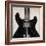 Black Guitar-Hakimipour-ritter-Framed Art Print