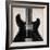 Black Guitar-Hakimipour-ritter-Framed Art Print