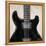 Black Guitar-Hakimipour-ritter-Framed Stretched Canvas