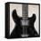 Black Guitar-Hakimipour-ritter-Framed Stretched Canvas