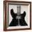 Black Guitar-Hakimipour-ritter-Framed Art Print