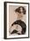 Black-Haired Girl with Lifted Skirt, 1911-Egon Schiele-Framed Giclee Print