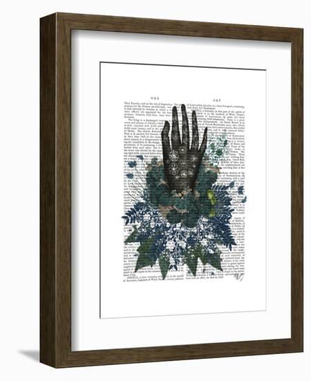 Black Hand-Fab Funky-Framed Art Print