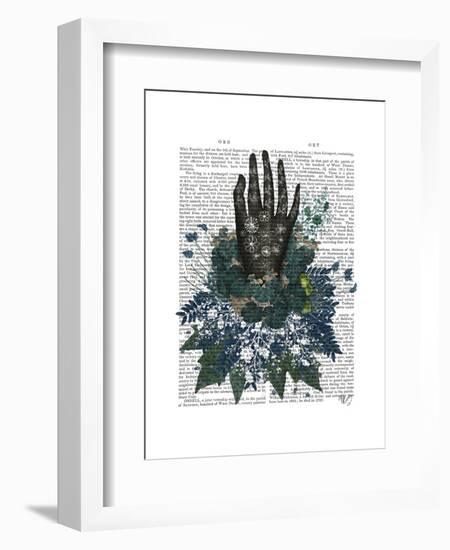 Black Hand-Fab Funky-Framed Art Print