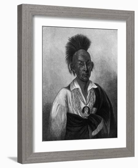 Black Hawk, Century Mag-T Johnson-Framed Art Print