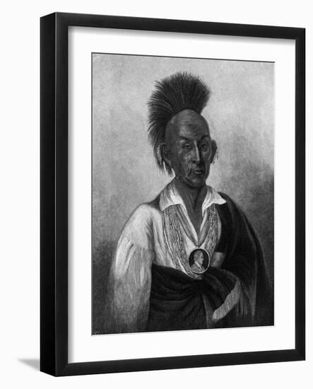 Black Hawk, Century Mag-T Johnson-Framed Art Print