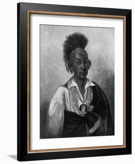 Black Hawk, Century Mag-T Johnson-Framed Art Print