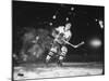 Black Hawks Player Bobby Hull in Game Against Montreal Canadians-Francis Miller-Mounted Premium Photographic Print