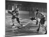 Black Hawks Player Bobby Hull in Game Against Montreal Canadians-Francis Miller-Mounted Premium Photographic Print