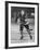 Black Hawks Player Bobby Hull in Game Against Montreal Canadians-Francis Miller-Framed Premium Photographic Print