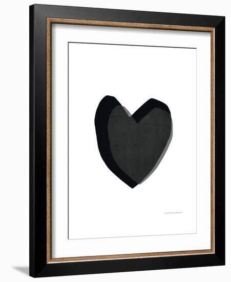 Black Heart-Seventy Tree-Framed Giclee Print