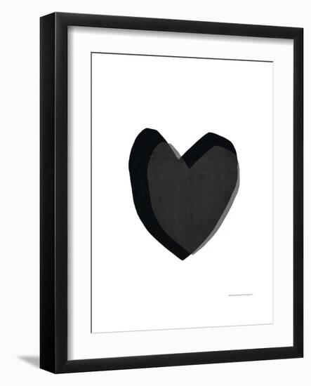 Black Heart-Seventy Tree-Framed Giclee Print