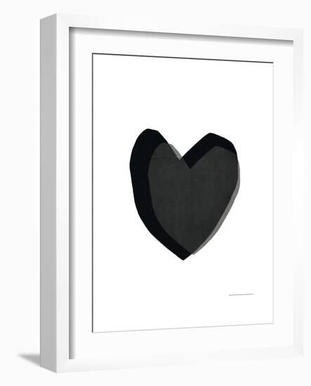 Black Heart-Seventy Tree-Framed Giclee Print