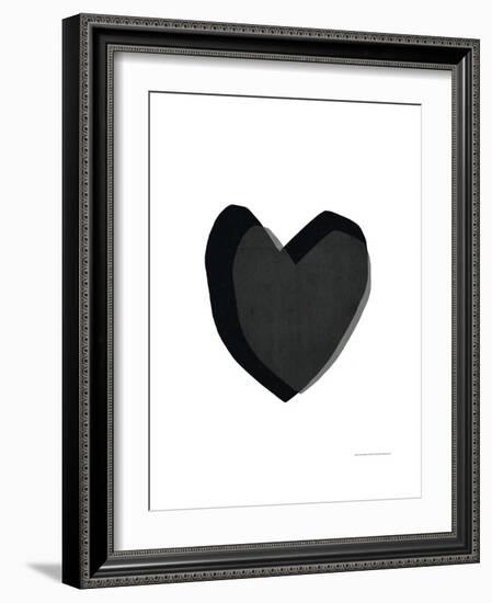 Black Heart-Seventy Tree-Framed Giclee Print