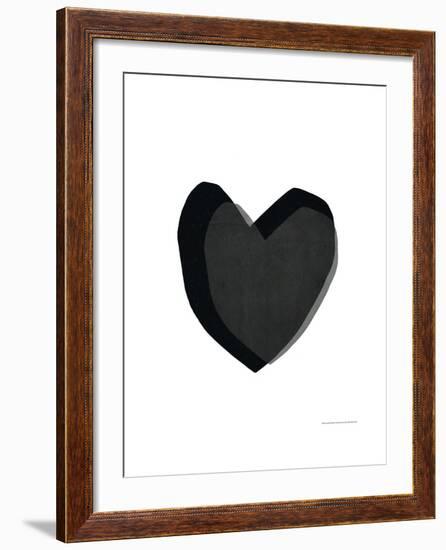 Black Heart-Seventy Tree-Framed Giclee Print