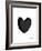 Black Heart-Seventy Tree-Framed Art Print