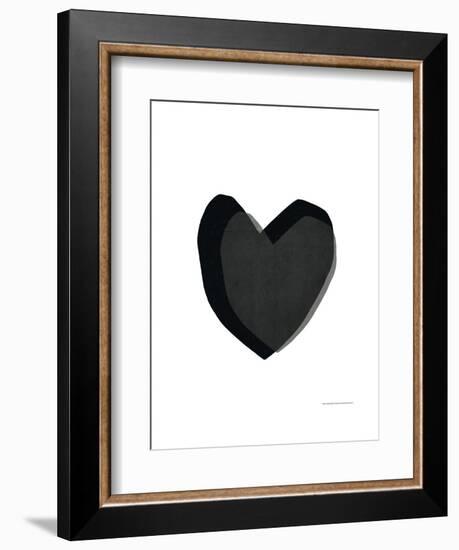 Black Heart-Seventy Tree-Framed Giclee Print