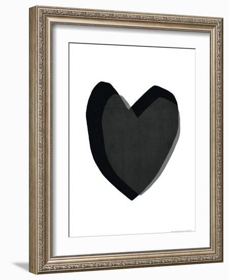 Black Heart-Seventy Tree-Framed Giclee Print