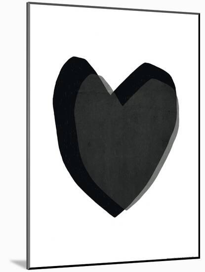 Black Heart-Seventy Tree-Mounted Giclee Print