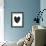 Black Heart-Seventy Tree-Framed Giclee Print displayed on a wall