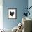 Black Heart-Seventy Tree-Framed Giclee Print displayed on a wall