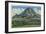 Black Hills, South Dakota - Panoramic View of Bear Butte Near Sturgis, c.1935-Lantern Press-Framed Art Print