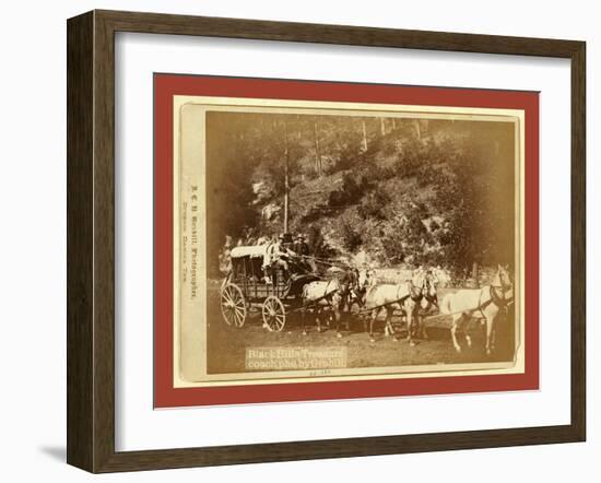 Black Hills Treasure Coach-John C. H. Grabill-Framed Giclee Print