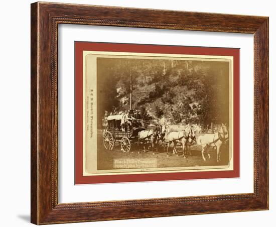 Black Hills Treasure Coach-John C. H. Grabill-Framed Giclee Print