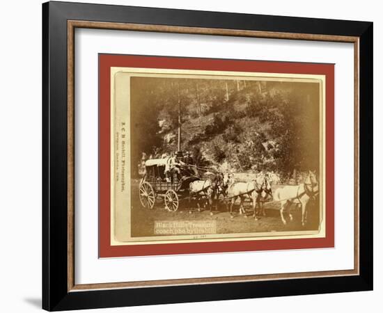 Black Hills Treasure Coach-John C. H. Grabill-Framed Giclee Print