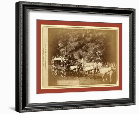 Black Hills Treasure Coach-John C. H. Grabill-Framed Giclee Print