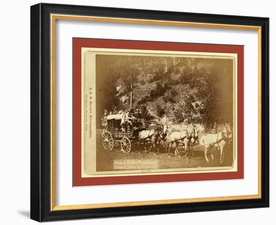 Black Hills Treasure Coach-John C. H. Grabill-Framed Giclee Print