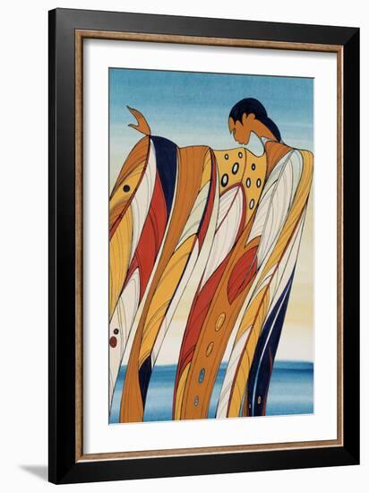 Black Hills Woman-Maxine Noel-Framed Art Print