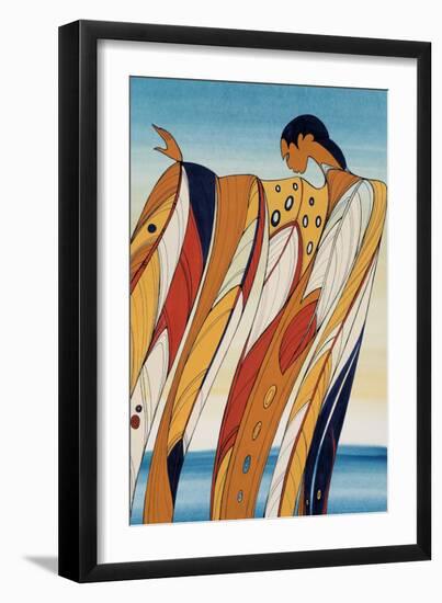 Black Hills Woman-Maxine Noel-Framed Art Print