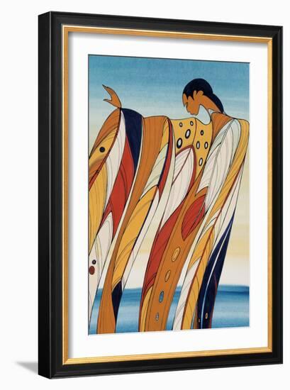 Black Hills Woman-Maxine Noel-Framed Art Print