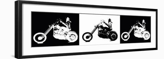 Black Hog, White Hog-null-Framed Art Print