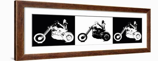 Black Hog, White Hog-null-Framed Art Print