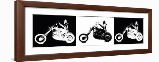 Black Hog, White Hog-null-Framed Art Print