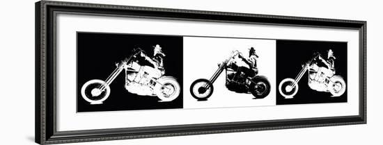 Black Hog, White Hog-null-Framed Art Print