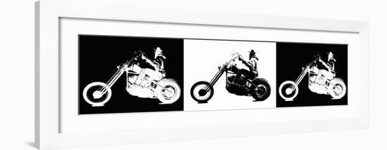 Black Hog, White Hog-null-Framed Art Print