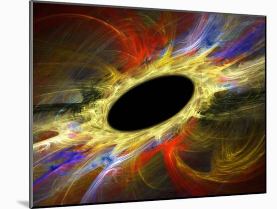 Black Hole, Artwork-Laguna Design-Mounted Photographic Print