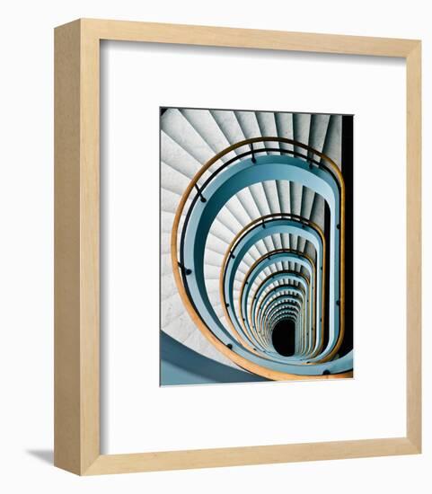 Black Hole-null-Framed Art Print