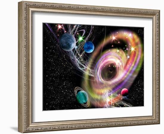 Black Hole-Victor Habbick-Framed Photographic Print