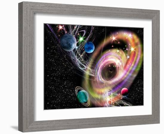 Black Hole-Victor Habbick-Framed Photographic Print