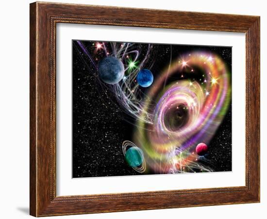 Black Hole-Victor Habbick-Framed Photographic Print