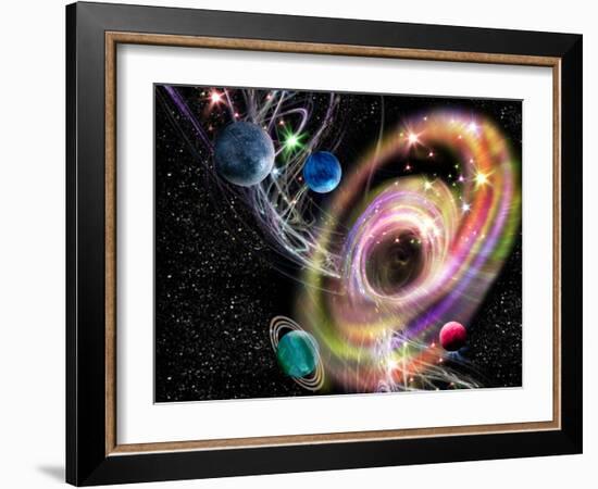 Black Hole-Victor Habbick-Framed Photographic Print